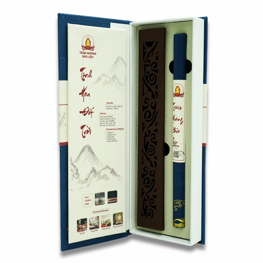 Hộp Trầm Hương Thanh Tịnh Vô Ưu 01 Ống